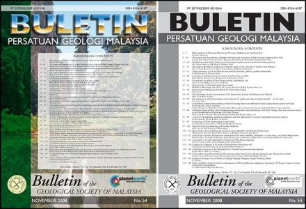 Bulletin of the Geological Society of Malaysia Vol 54 (2008)