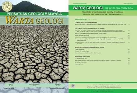 Warta Geologi Vol 39, No 3-4