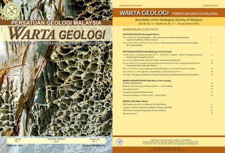 Warta Geologi Vol 38, No 1