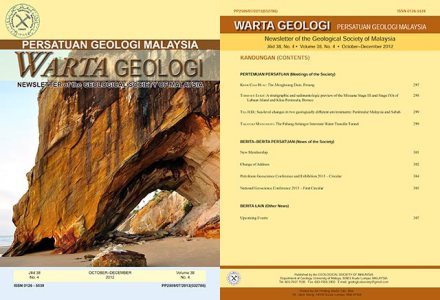 Warta Geologi Vol 38, No 4