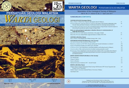 Warta Geologi Volume 43 No 2